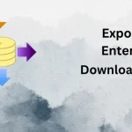 Image Shows A Light Gray Textured Background With Dark Gray Clouds At The Bottom. On The Left, There Is A Graphic Of Three Yellow Database Server Icons With Arrows Pointing To The Left, Right, And Down. On The Right, Black Text Reads &Quot;Exportizer Enterprise Download Gratis&Quot; From Khanpc Loader.