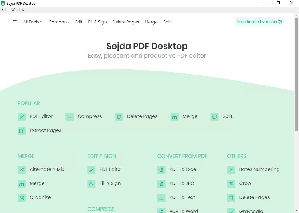 Sejda Pdf Desktop Pro Free Unlimited Version
