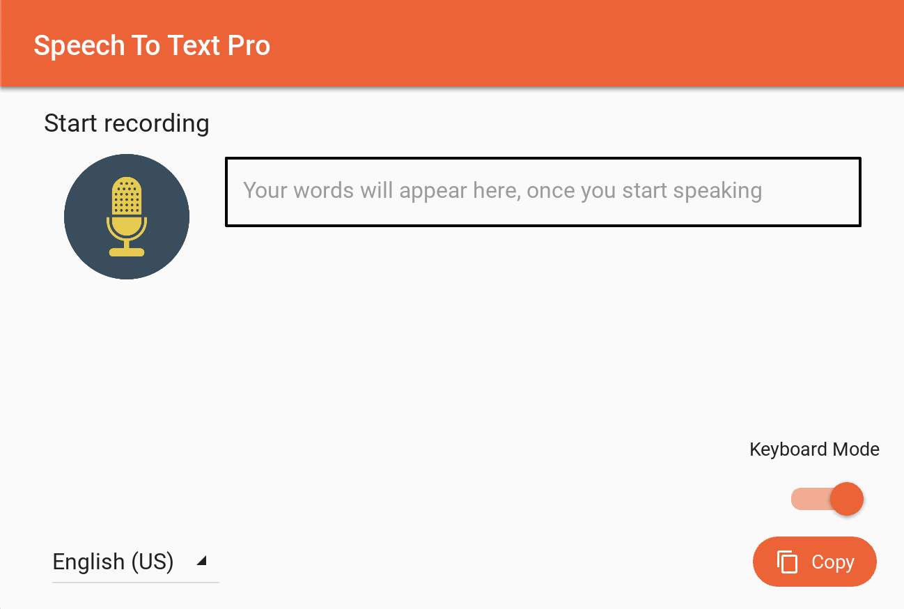 Speech To Text Pro Software